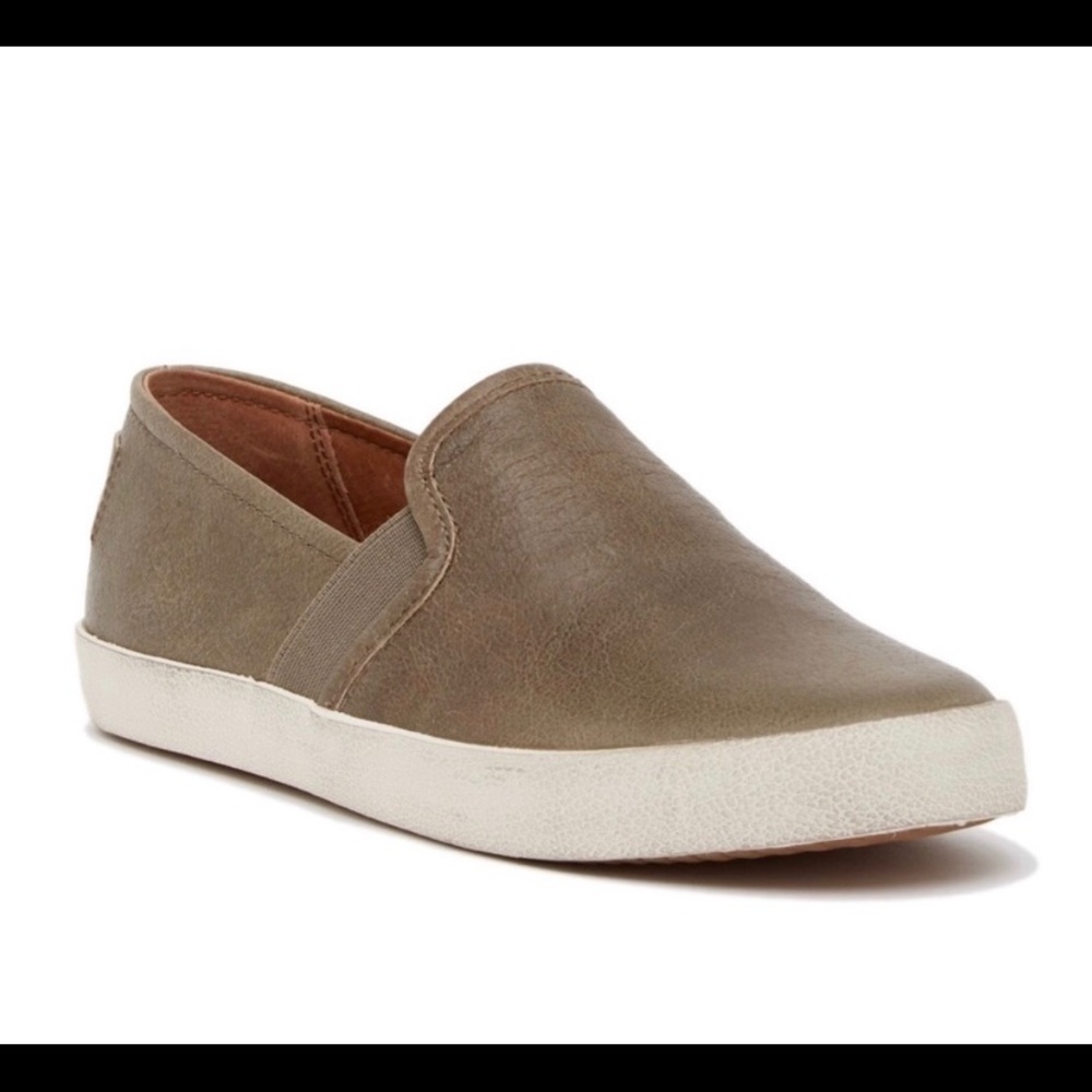 Frye Collection Dylan Leather Slip On Sneaker - image 1